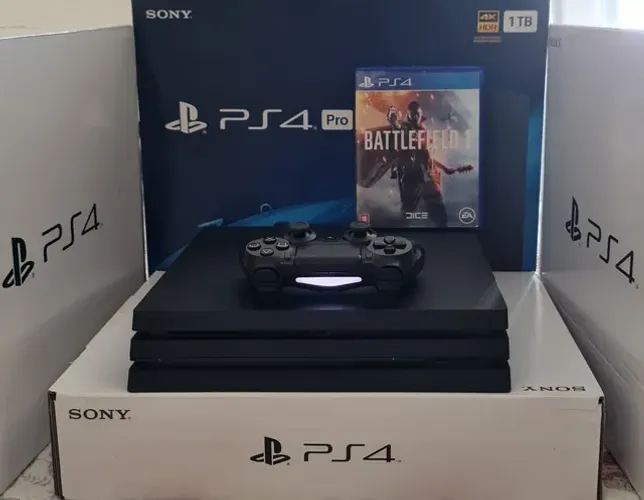 PS4 PRO 1TB + Garantia + 01 Jogo. Temos Loja Física!