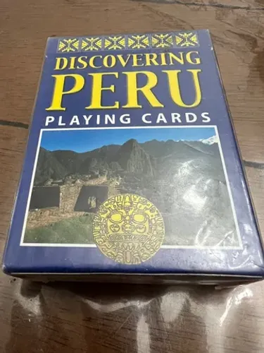 Jogo de Cartas baralho discovering Peru raro novo 2005