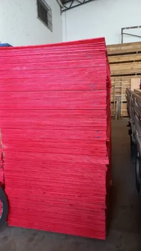 Madeirite 9mm x 1,10 mts x 2,20 mts rosa 