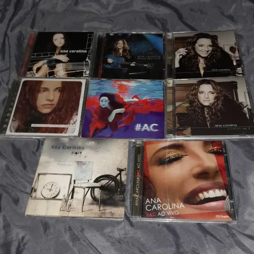 Lote 8 cds Ana Carolina