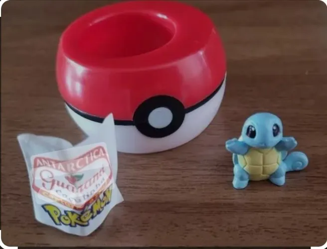 Miniatura Pokémon Guaraná Antártica Caçulinha Squirtle