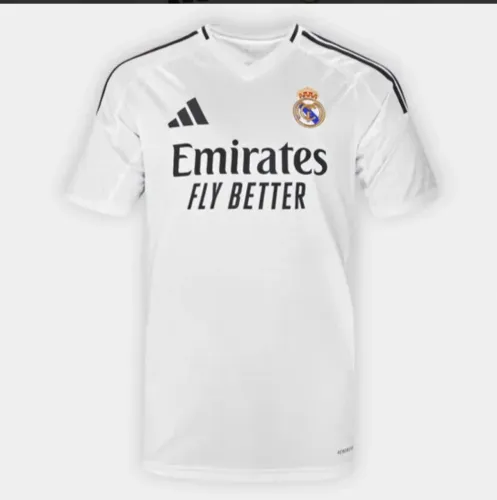 Camisa Real Madrid Oficial 24/25 Adidas Masculina