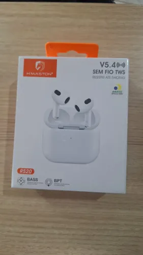  Fone de ouvido sem fio H'maston RS20. 