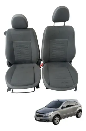 Jogo Banco Dianteiro Chevrolet Agile 1.4 2010 2011 Detalhe