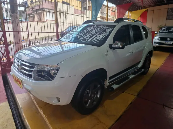 Renault/Duster Dinamique 1.6 16v flex 4pts ano 2014 branca, completíssimo