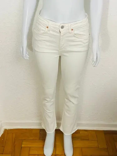 calça zara branca tamanho 36 masculina bom estado