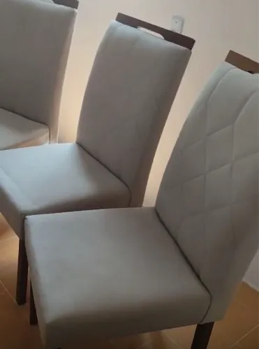 Conjunto sala de jantar retangular 