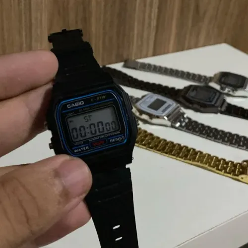 RELOGIO CASIO PRETO BORRACHA