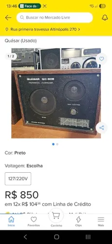 Caixa de Som Quásar QC-606