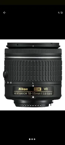 Lente Nikon 18-55 af-p vr