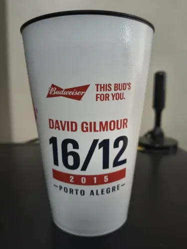 Copo do Show David Gilmour (Pink Floyd) Rattle That Lock Tour Porto Alegre 2015