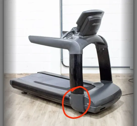 Carenagem lateral para esteira life fitness 