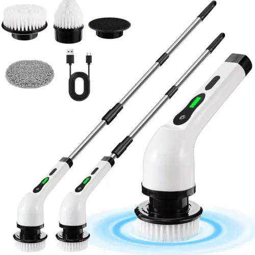 Escova Elétrica Rotativa para Limpeza - Multiuso