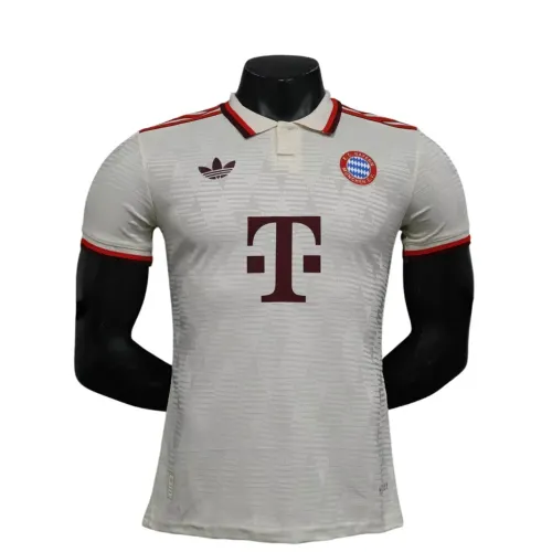 Camisa Bayern de Munique Polo III 2024/25 Jogador Masculina - Bordô