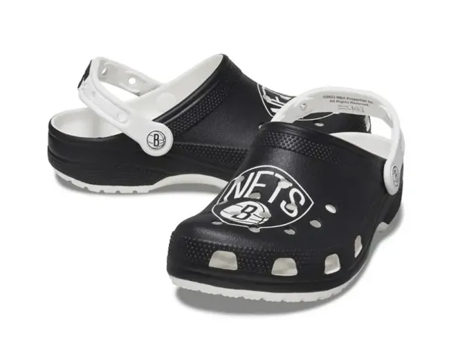 Crocs NBA Brooklyn Nets NOVO - 100% Original | Preto / Branco No.38
