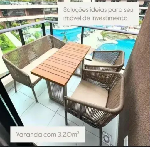 Sofá em cordas naval 