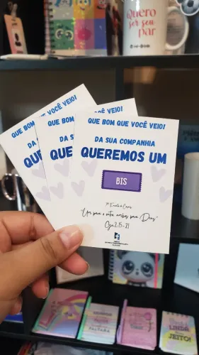 Cartão agradecimento personalizado