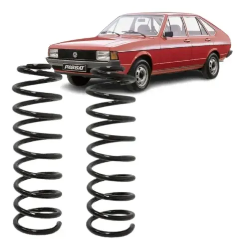 Par de Molas Traseiras Passat 1974 até  76 77 78 79 80 81 82 Nova de Novo Recondicionada