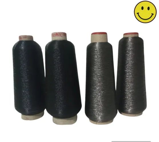 kit 4 linhas metalizados preto e cinza para máquina de bordado até 4.000