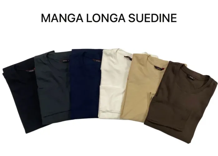 Manga Longa Suedine