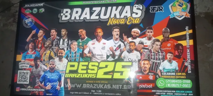 PES 25 Brazukas Nova Era - Futebol Brasileiro