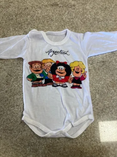 Body Infantil Argentina - Turma da Mônica