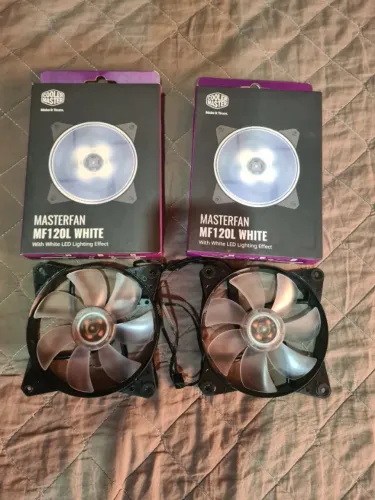 2 x Cooler Fan Corsair 120mm Led Branco