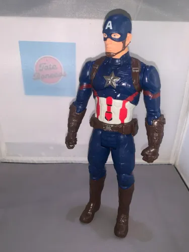 Capitão America cá hasbro 30 cm - ler tudo