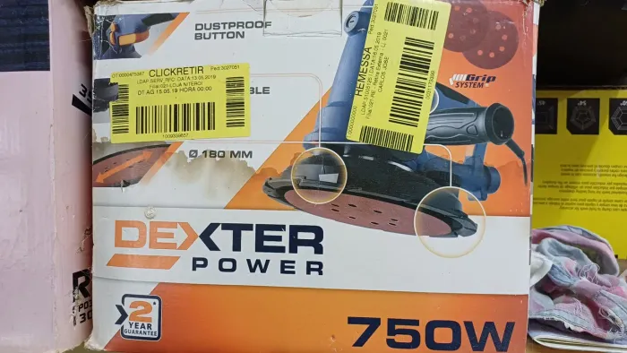 Lixadeira de parede Dexter