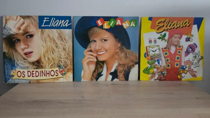 3 LPs da Eliana - Os Dedinhos, Eliana 94 e Eliana 95