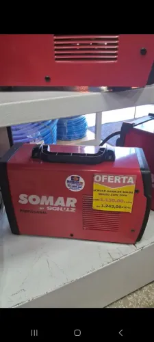 MAQUINA DE SOLDA 200A 220V MIS200 SOMAR