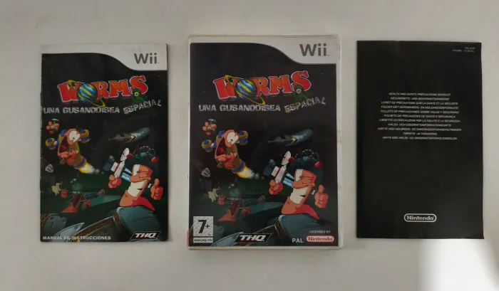 Jogo Worms original Europeu Nintendo Wii