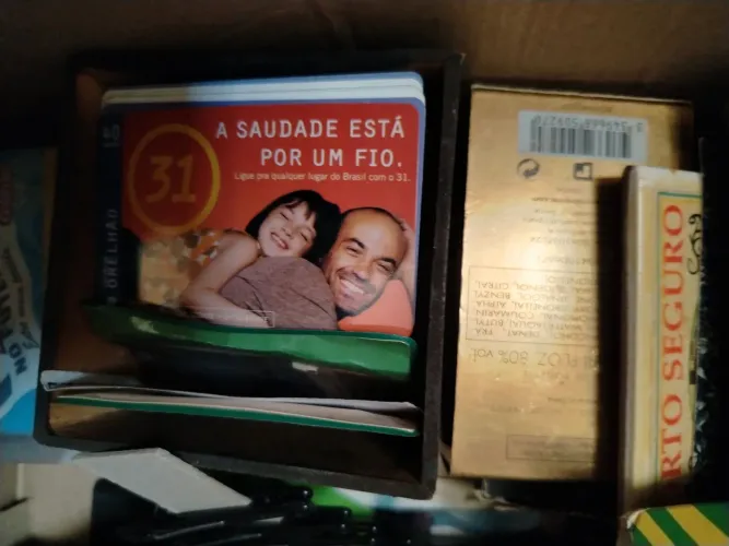 Cartão telefônico coleção
