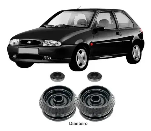 Coxim Rolamento Dianteiro Ford Fiesta Ka Até 2002 Courier