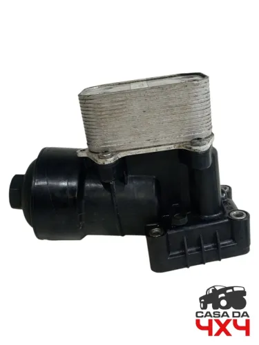 Suporte Filtro Óleo Com Resfriador Amarok 2.0 2010 2014 2020 Preto