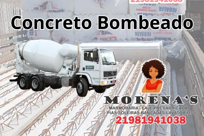 CONCRETO BOMBEADO/ * /LAJE PRÉ-FABRICADA 