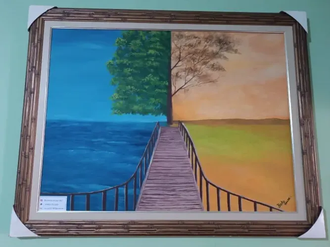 Quadro Árvore Dupla