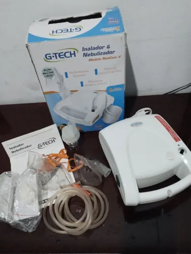 Inalador e Nebulizador G-TECH NebCom V