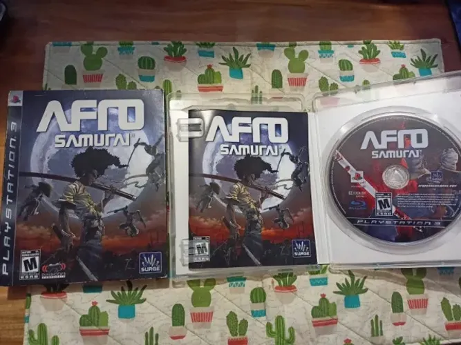 Afro Samurai Completo na luva original ps3