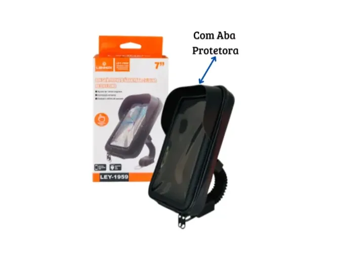 SUPORTE CELULAR MOTO / BIKE LEHMOX 7 " LEY-1959