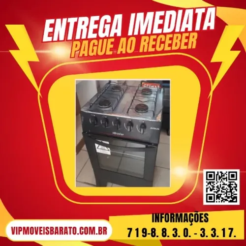 Fogão Novo / Chame 7 1 | 9-8. 8- 3- O | 3- 3- 1- 7 | Várias Opções de Móveis