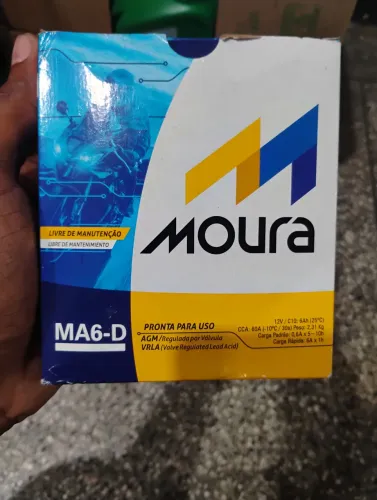 Bateria Moura 6 amperes