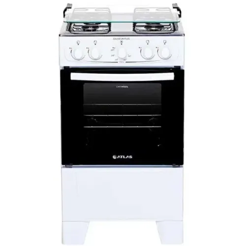 Fogão 4 Bocas Forno 50L Acendimento Manual Mesa de Inox Atlas (POMOÇÃO NÃO FIQUE DE FORA)!