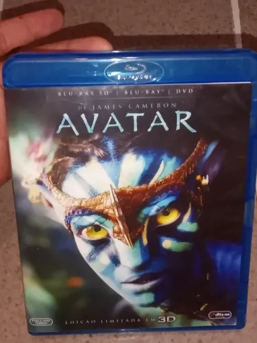 Disco Bluray 3D filme Avatar Edição Limitada