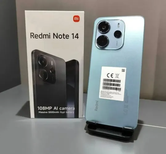 Xiaomi Redmi Note 14 256/8 - 108MP Câmera e Bateria 5500mAh -  Loja física com Garantia 