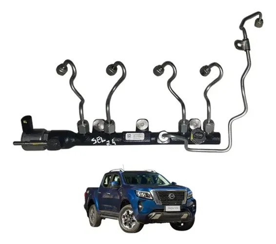 Flauta Bicos Tubo Rail Nissan Frontier 2.3 2023 2024 2025