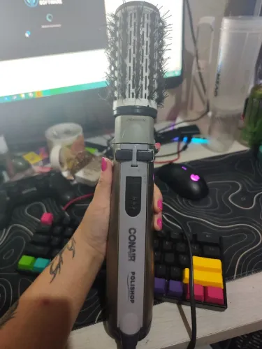 Escova Rotativa Conair Polishop Titanium