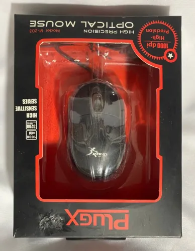 mouse knup, usb, óptico, 1200 dpi, preto - kp-m611 - novo - original