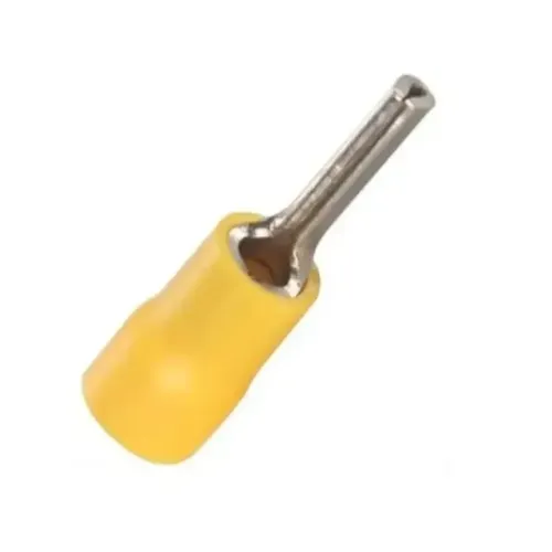 Kit 50 unid.-Terminal Pre Isolado Pino Amarelo - 4-6 mm
