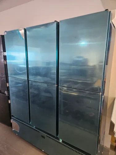 geladeira comercial 6 portas de inox nova